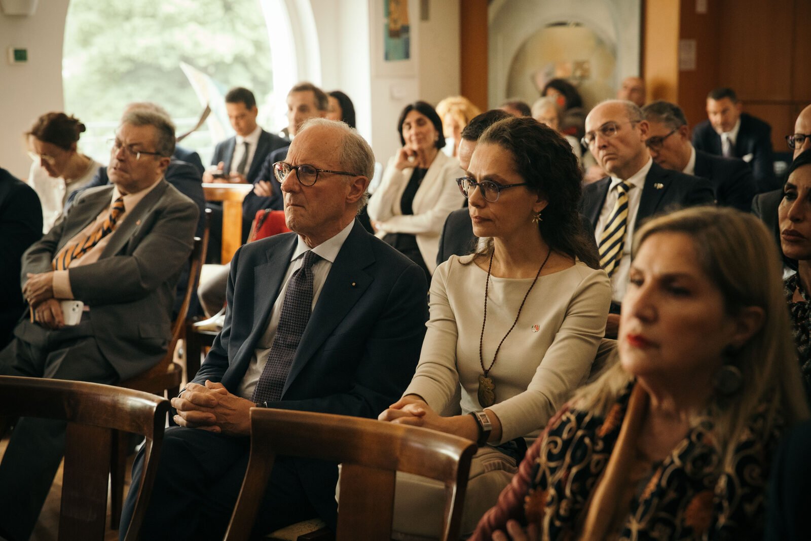 Consoli onorari tra il pubblico durante l'Assemblea UCOI e il Congresso UCOIM