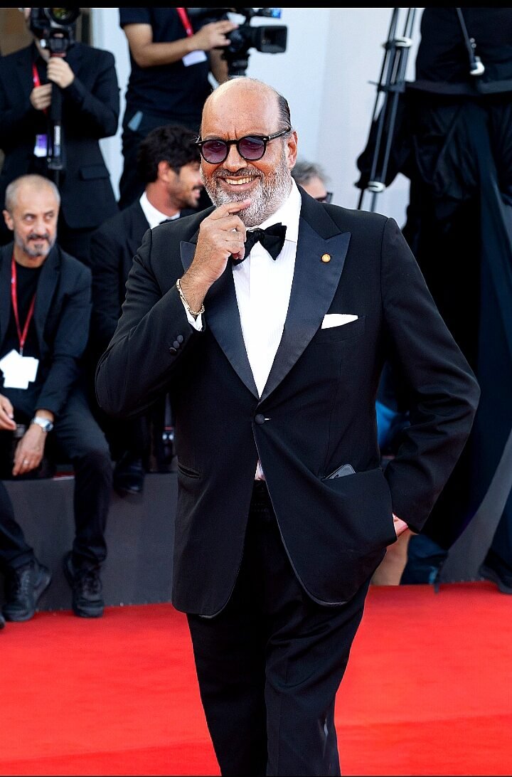 Mattia Carlin, Vicepresidente UCOI, sul red carpet della Mostra del Cinema di Venezia